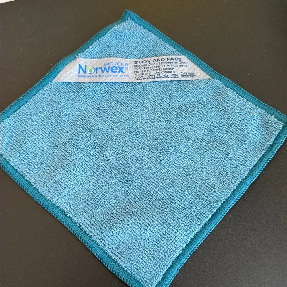 Norwex Blue Body and Face Cloth EUC